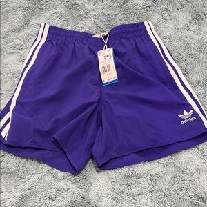 adidas Purple Athletic Shorts